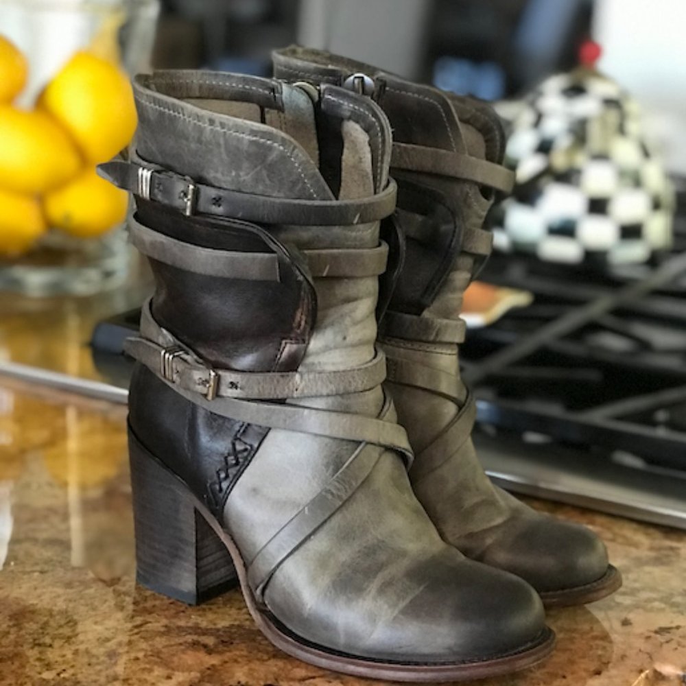 Freebird BAKER Boots/Booties Stone Size 7 - Picture 11 of 13